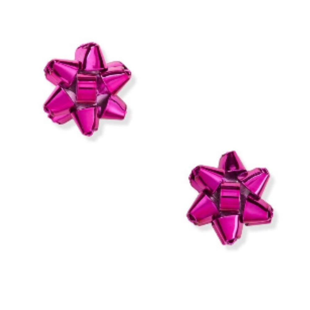 Kate Spade Bourgeois Bow Earrings in Pink